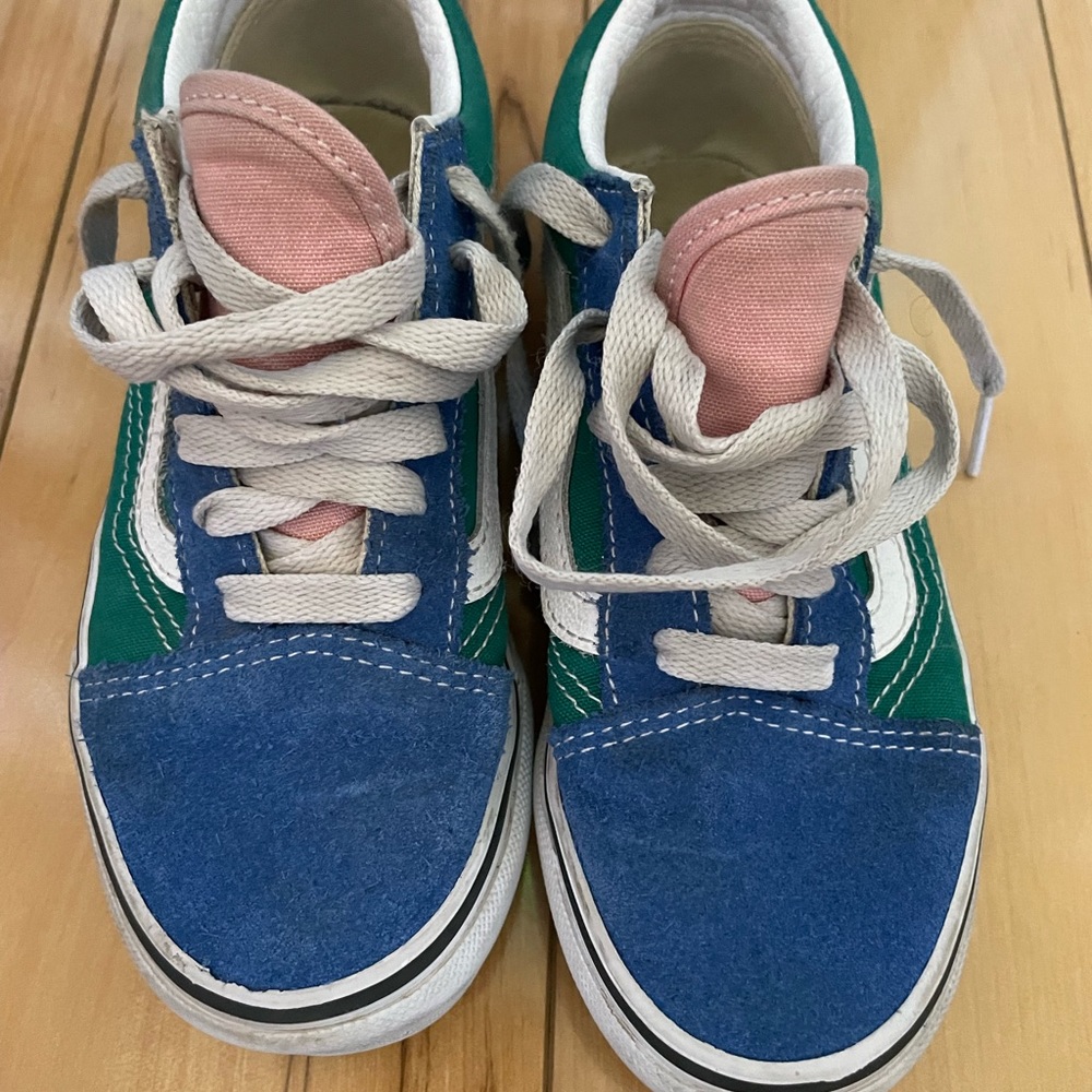 Girls Youth 1 Vans!  Blue, Green!